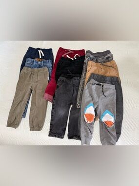 Boys Pants Bundle 10-piece Lot Size 3T Variety Of Brands